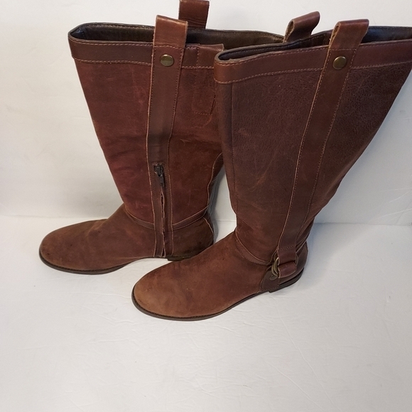 COLE Haan/nike air Womens Knee High leather Boots Sz-8 - Picture 8 of 9